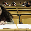 Primeiro día dos exames de Selectividade 2013 na facultade de Ciencias Sociais