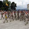 Parada militar con motivo del XLVII aniversario de la Brilat