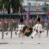Homenaje a los caídos celebrado en la base General Morillo con motivo del XLVII aniversario de la Brilat