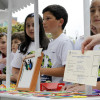 Cooperativas artesanales infantiles que vendieron sus productos en la Plaza de Ourense