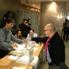 José Canedo, candidato de UPyD, votou nun colexio electoral de Santiago