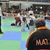 Un dos combates do XVI Open Internacional de taekwondo Cidade de Pontevedra