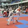 Un dos combates do XVI Open Internacional de taekwondo Cidade de Pontevedra