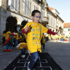 Un centenar de niños participaron en la actividad 'Á procura do tesouro' por el centro histórico de Pontevedra