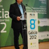 Ramiro Espiño recibindo o premio Galicia de Xornalismo Deportivo 2012
