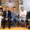 Pablo Casado en un encuentro con emprendedores en AJE Pontevedra