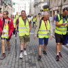 Peregrinos de Special Olympics percorren o Camiño Portugués en Pontevedra