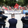 Protesta de traballadores do Metal ante a Deputación de Pontevedra