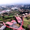 Imaxe aérea da parroquia de Mourente