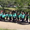Visita de escolares de guardería al Río Gafos