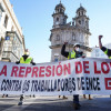Protesta convocada por CCOO en apoyo a Ramiro Cerdeira y para pedir la adscripción de Ence al Puerto de Marín