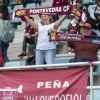 Celebración en Palencia do ascenso do Pontevedra CF