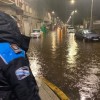 Inundación na rúa Fernando Olmedo
