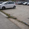 Mal estado do aparcamento disuasorio ubicado fronte ao Pavillón Municpal