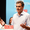 Mitin del PSOE con Pedro Sánchez en el Teatro Principal en la campaña del 25-S