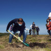 Plantación de 10.000 árboles mediante drones en montes de Borela