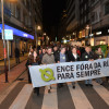 Manifestación convocada por ENCE Fóra! por Pontevedra contra la prórroga a Ence