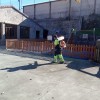 Campo Lameiro desinfecta el colegio Pedro A. Cerviño y la escuela infantil A Galiña Azul  