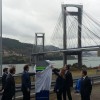 Acto de inauguración de la ampliación del puente de Rande