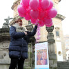 ADICAM se presenta en Pontevedra con una suelta de globos en la Peregrina