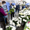 Mercado de flores por Todos los Santos en A Ferrería