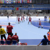 Partido entre Portugal y Hungría en el Mundial Júnior de Balonmano