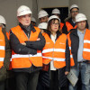 As asociacións visitan con Alfonso Rueda a obra do edificio da Xunta en Benito Corbal