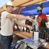 Asistentes á I Feira de cervexa artesá galega de Sanxenxo