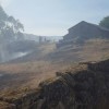 Incendio en O Rañadoiro y Acevedo en la parroquia de Ponte Sampaio