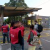 Jornada de huelga del sector del metal con barricadas en Ence