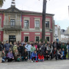 Visita institucional a Vilagarcía de alumnos con discapacidad de la localidad y del colegio Andorra de Teruel