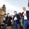 Paseo de Núñez Feijóo por Pontevedra en la campaña de las elecciones gallegas del 18F