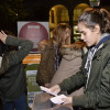 Acción del Consello das Mulleres Novas de Pontevedra con motivo del 25-N