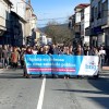 Manifestación para pedir que se cubran las vacantes médicas en Moraña
