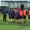 Luismi dirige el entrenamiento del Pontevedra en Poio