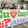 Manifestación en Campo Lameiro contra o peche de Abanca
