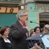 Acto cívico da asociación O Burgo polo Día das Letras Galegas