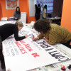 Obradoiro de pancartas para a mobilización feminista do 8M