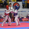 Participantes na vixésimo segunda edición do campionato internacional de taekwondo