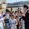 Visita de escolares del barco Irmáns García Nodal 