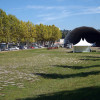 Trabajos para acondicionar el parque de Tafisa para el festival Río Verbena
