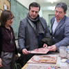 Visita de Fernández Lores e Bará á Escola de Conservación e Restauración