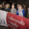 Concentración feminista de condena polo crime machista de Lugo