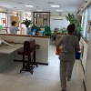 Zona de Psiquiatría del Hospital Provincial tras las tareas de limpieza