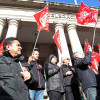 Concentración para reclamar o indulto dos sindicalistas Serafín Rodríguez e Carlos Rivas