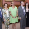 Reunión entre Carmela Silva, Abel Caballero e concelleiros de Vigo no Pazo Provincial