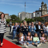 Acto do PSOE pola igualdade na praza da Ferrería, 'A política local, con voz de muller'