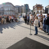 Inauguración da exposicióm 'E se fose hoxe?' na praza de España