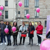 ADICAM preséntase en Pontevedra cunha solta de globos na Peregrina