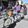 Participantes da quinta edición da pedalada popular de Pontevedra